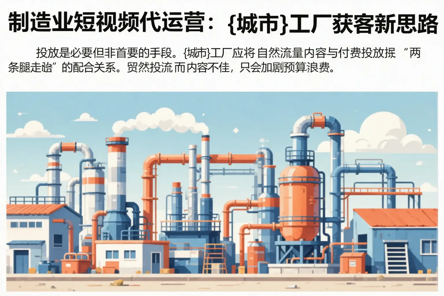 制造业短视频代运营：文昌工厂获客新思路