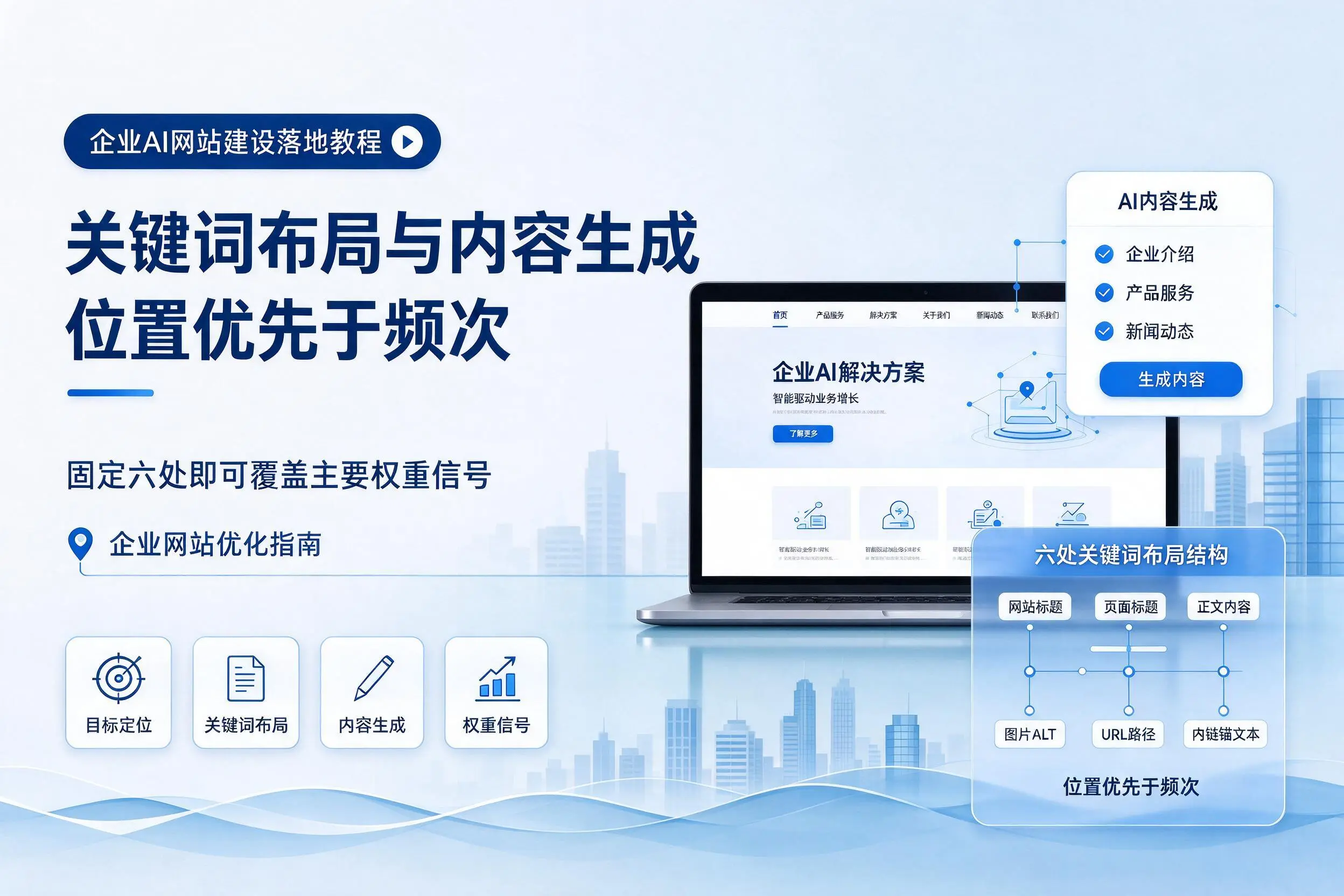 文昌企业AI网站建设落地教程：关键词布局与内容生成